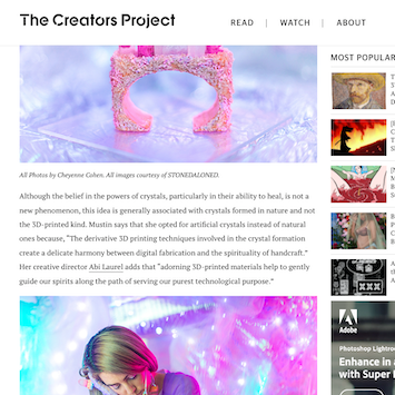 Vice | Cyber mystical jewelry will boost your Instagram following...