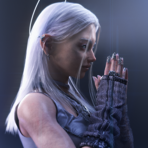 Triskele Shield Fingertip Ring