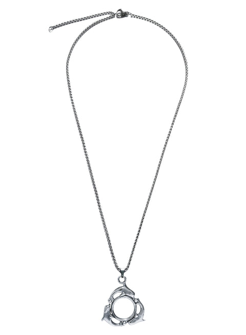 Wheel of Fortune Tarot Charm Necklace