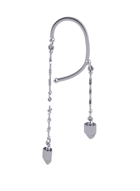 Binah Cyber Sigil Ear Cuff