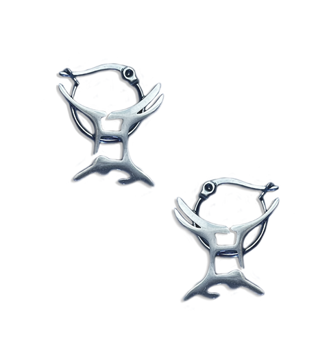 Gemini Zodiac Hoops