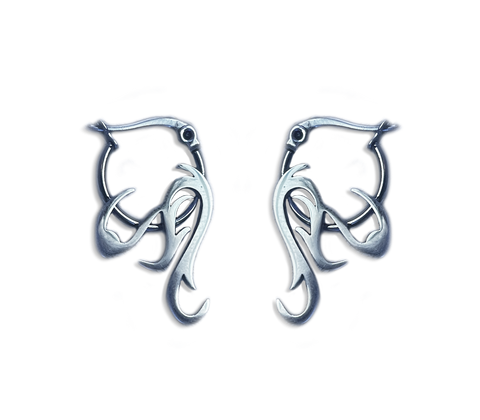 Leo Zodiac Hoops
