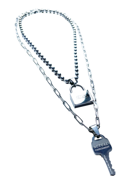 lock and key promise necklace sets bdsm collar