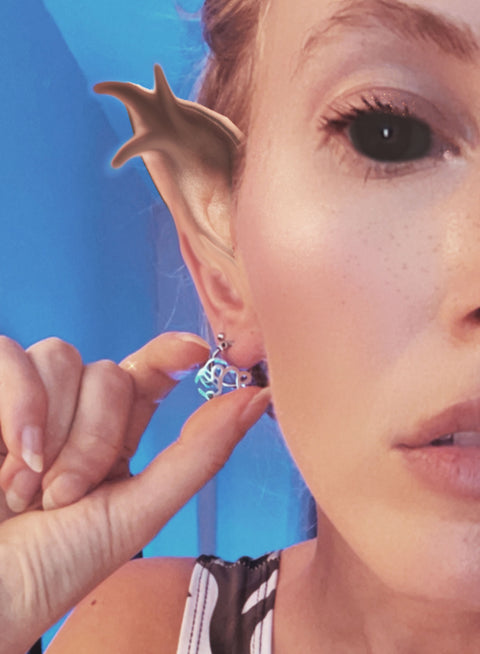 scorpio symbol zodiac hoop earrings in stainless steel
