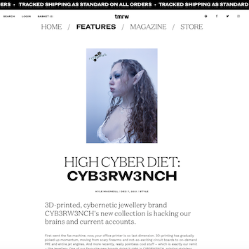 TMRW MAG | High cyber diet: Cyb3rW3nch