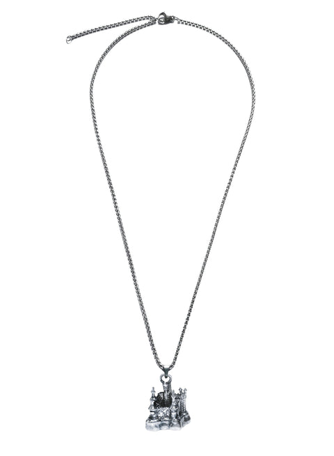 The Tower Tarot Charm Necklace
