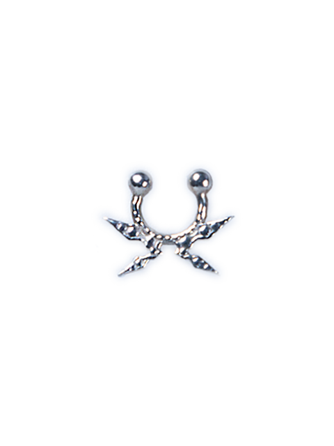 Quad Blade Faux Septum Ring